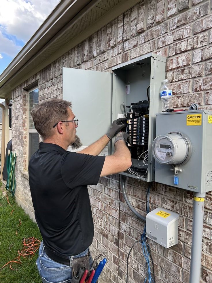 Electrical professional at work in Southwest Florida